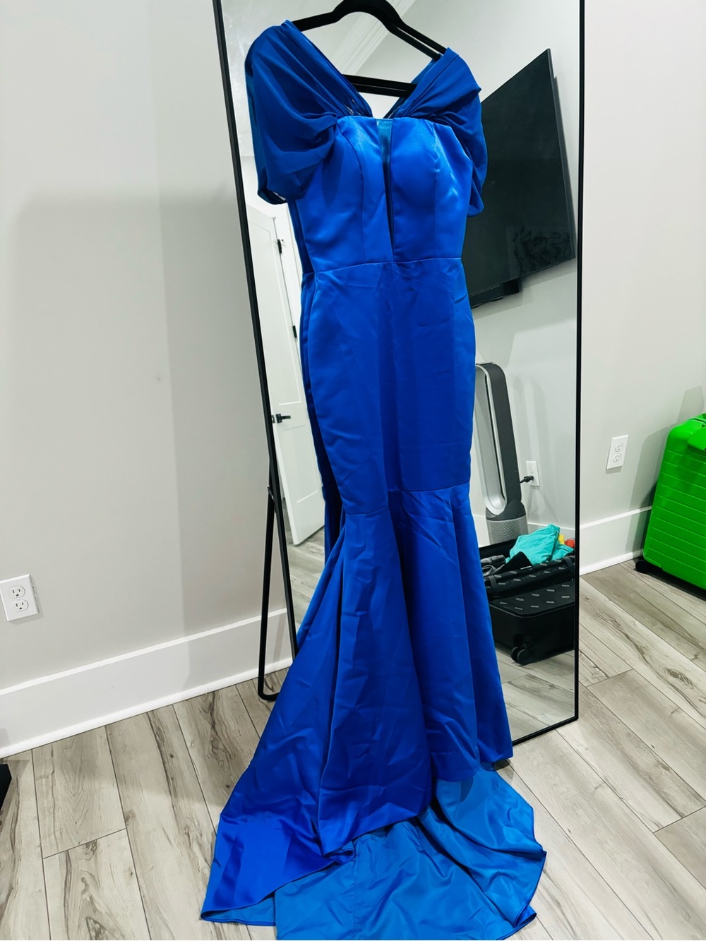 Blue women’s gown